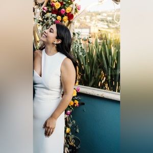 Amanda Uprichard X REVOLVE Gilda Gown in Ivory